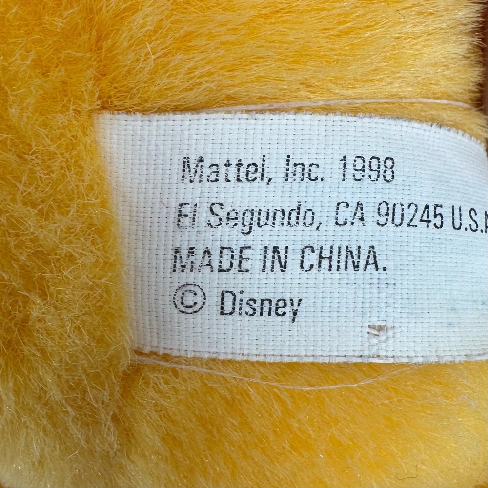 Vintage 1998 Disney Winnie the Pooh Bear Bedtime Plush W/ Light up Hunny Pot Toy - Picture 4 of 4